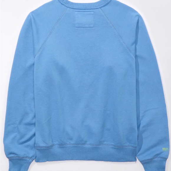 American Eagle “Happiest Here” Oversized Printed Sweatshirt - Picture 2 of 4